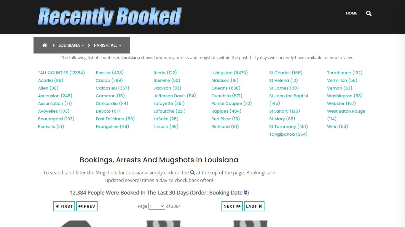 Recent bookings, Arrests, Mugshots in St Tammany Parish, Louisiana